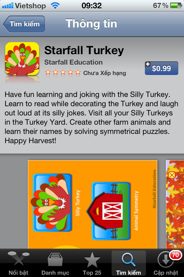 Starfall Turkey