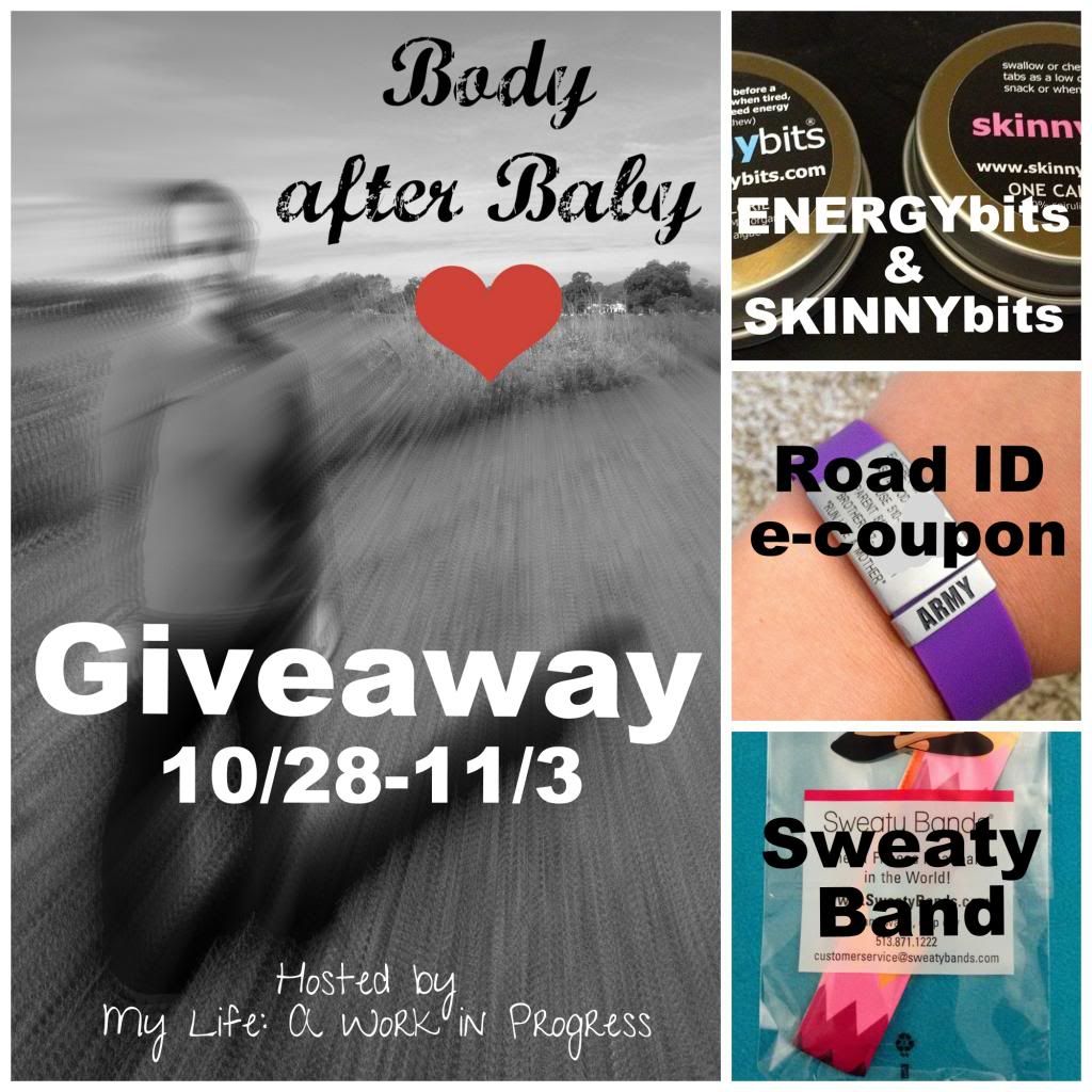 Body after Baby Fitness Event Giveaway hosted by My Life: A Work in Progress, 10/28-11/3