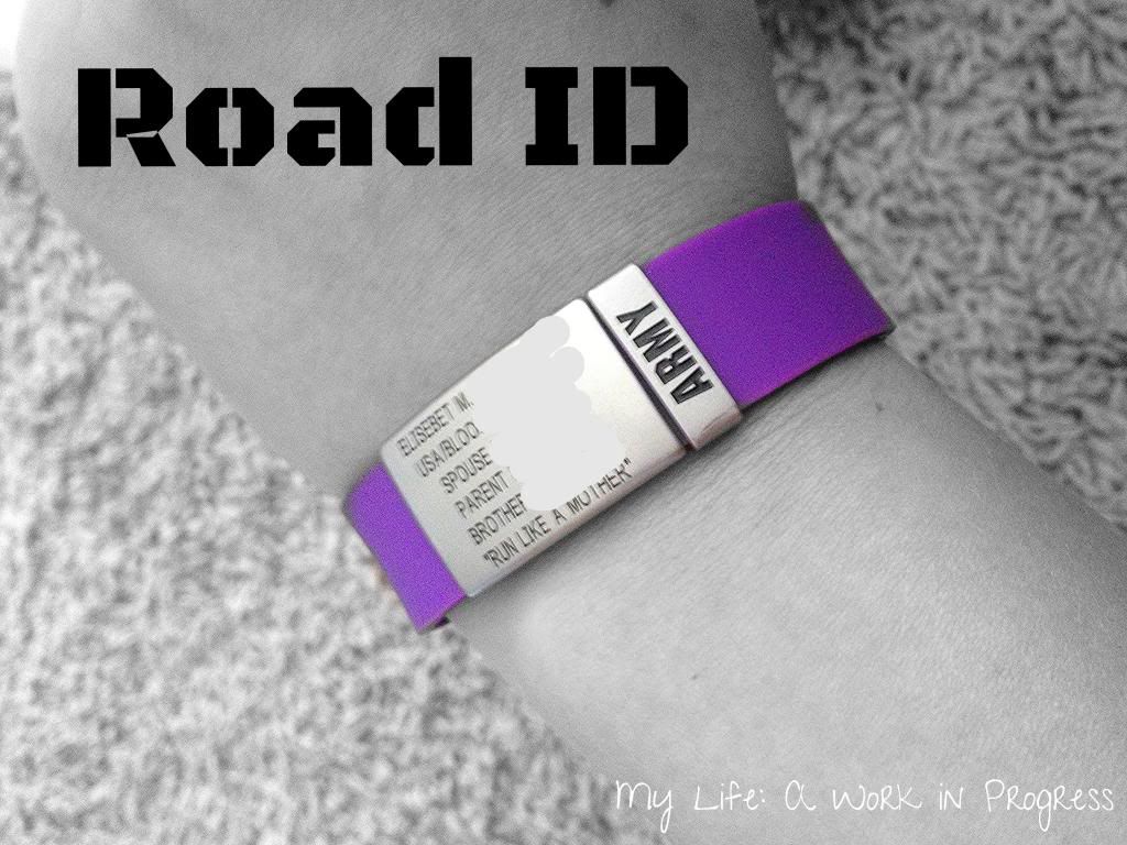 Road ID- the Wrist ID Elite. Find the review on My Life: A Work in Progress