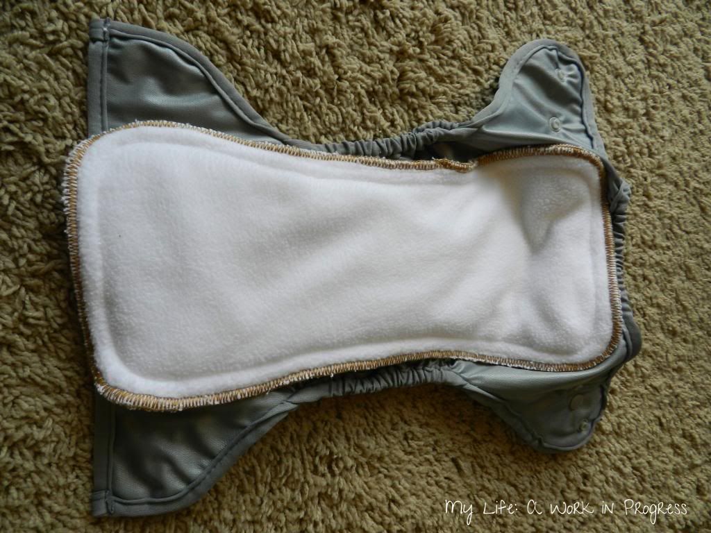 Buttons cloth diaper with daytime insert. Find out more on My Life: A Work in Progress
