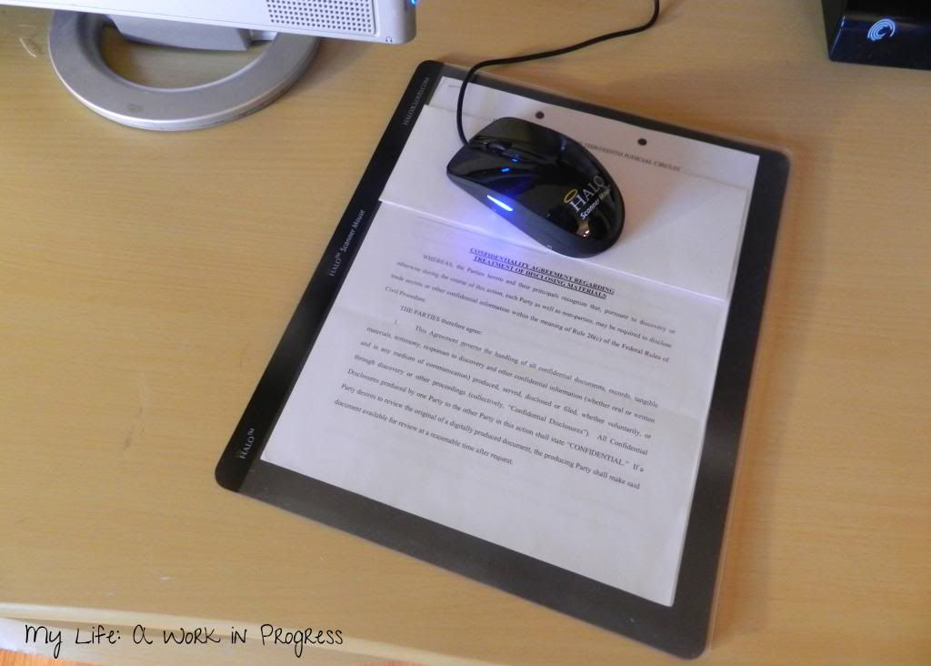 Halo Scanner Mouse- easy to use and convenient. Find out more on My Life: A Work in Progress