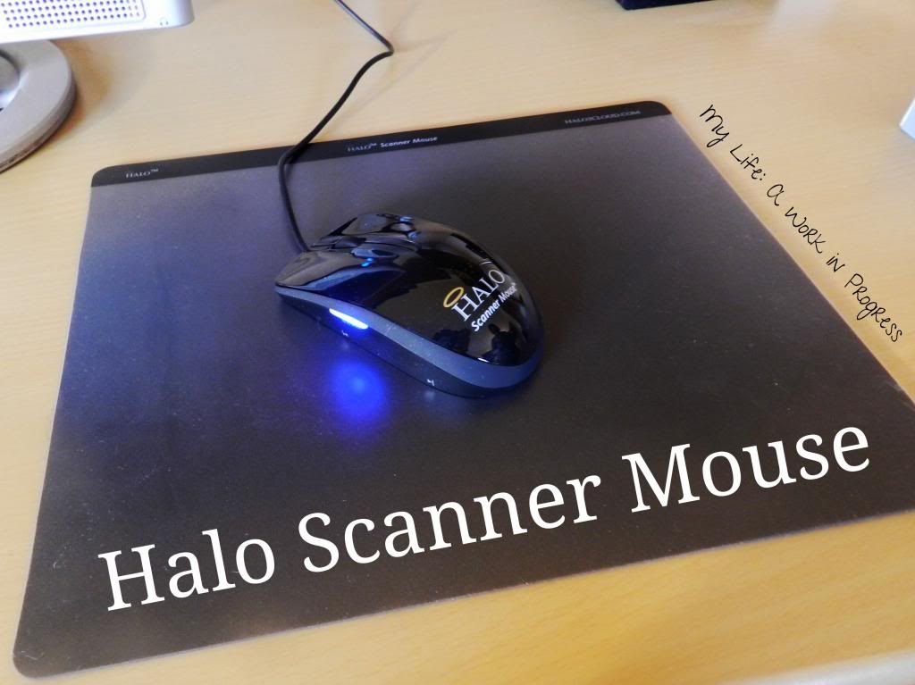 Halo Scanner Mouse- easy to use and convenient. Find out more on My Life: A Work in Progress