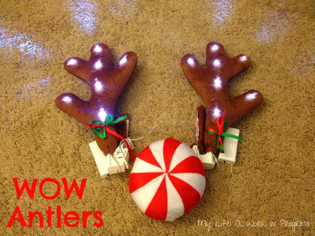  WOW light-up holiday antlers on My Life: A Work in Progress