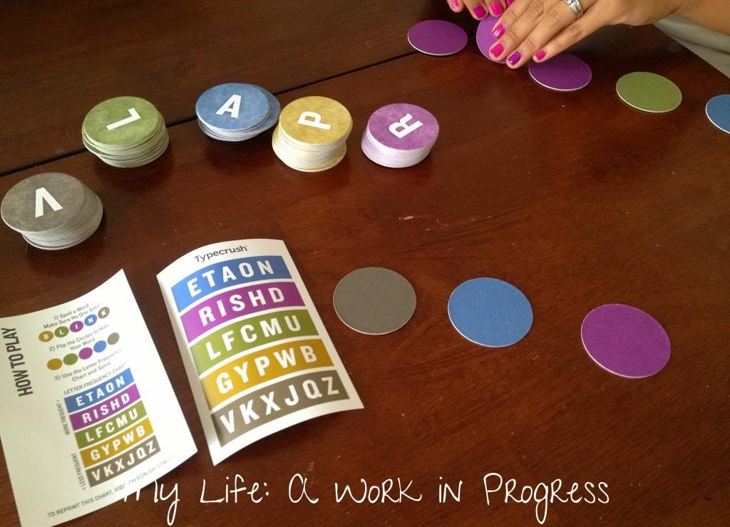 Typecrush- a puzzling game of words. Review from My Life: A Work in Progress