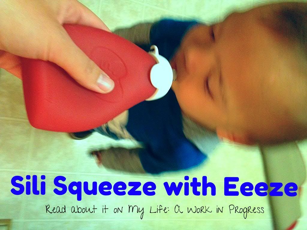 Sili Squeeze reusable food pouch- Read about it on My Life: A Work in Progress