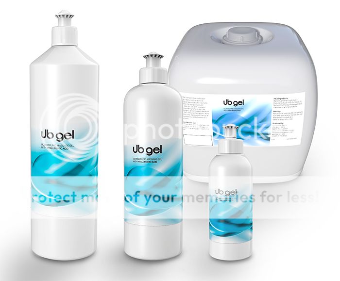 UB GEL Ultrasound/ Contact gel Hyaluronic, Polyglutamic Acid, Slimming